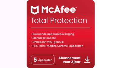 Image of 'McAfee Total protection (2 jaar)'