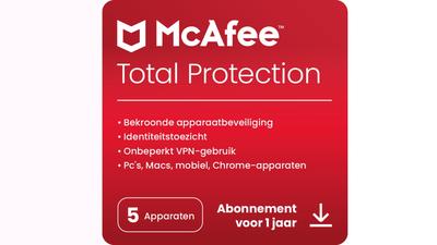 Image of 'McAfee Total protection (1 jaar)'